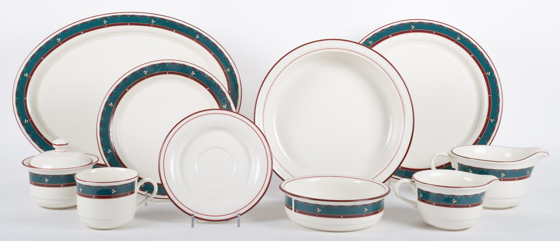 Appraisal: Lenox Chinastone partial dinner service in the Country Lodge pattern