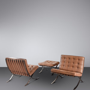 Appraisal: Ludwig Mies van der Rohe German American - Pair of