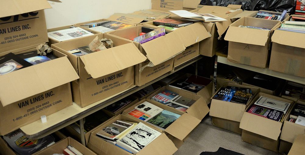 Appraisal: Sixty five boxes of books to include sports cars and