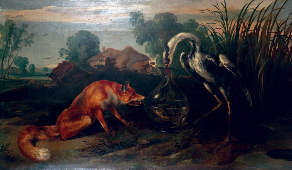 Appraisal: ASCRIBED TO FRANS SNYDERS The Fox and the Crane from