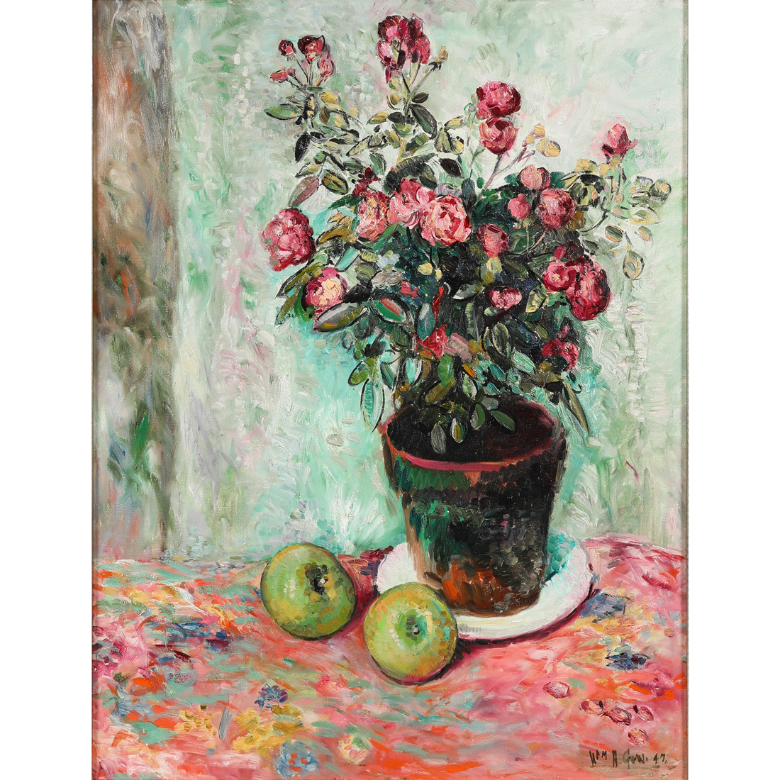 Appraisal: PAINTING WILLIAM ALEXANDER GAW William Alexander Gaw American - Floral