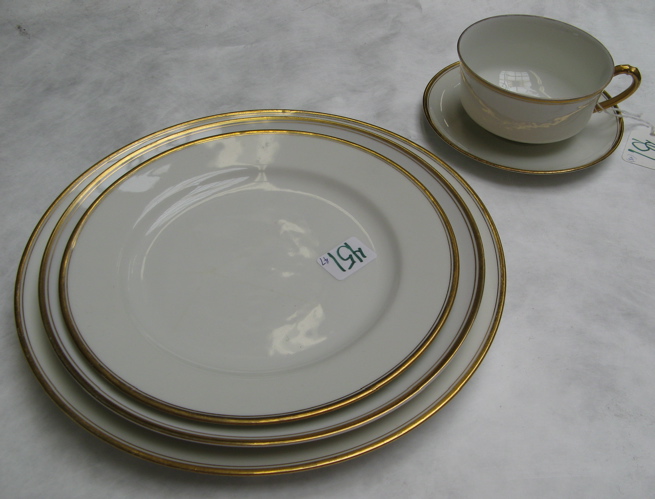 Appraisal: FORTY-EIGHT PIECES OF FINE CHINA by Haviland Co Limoge France