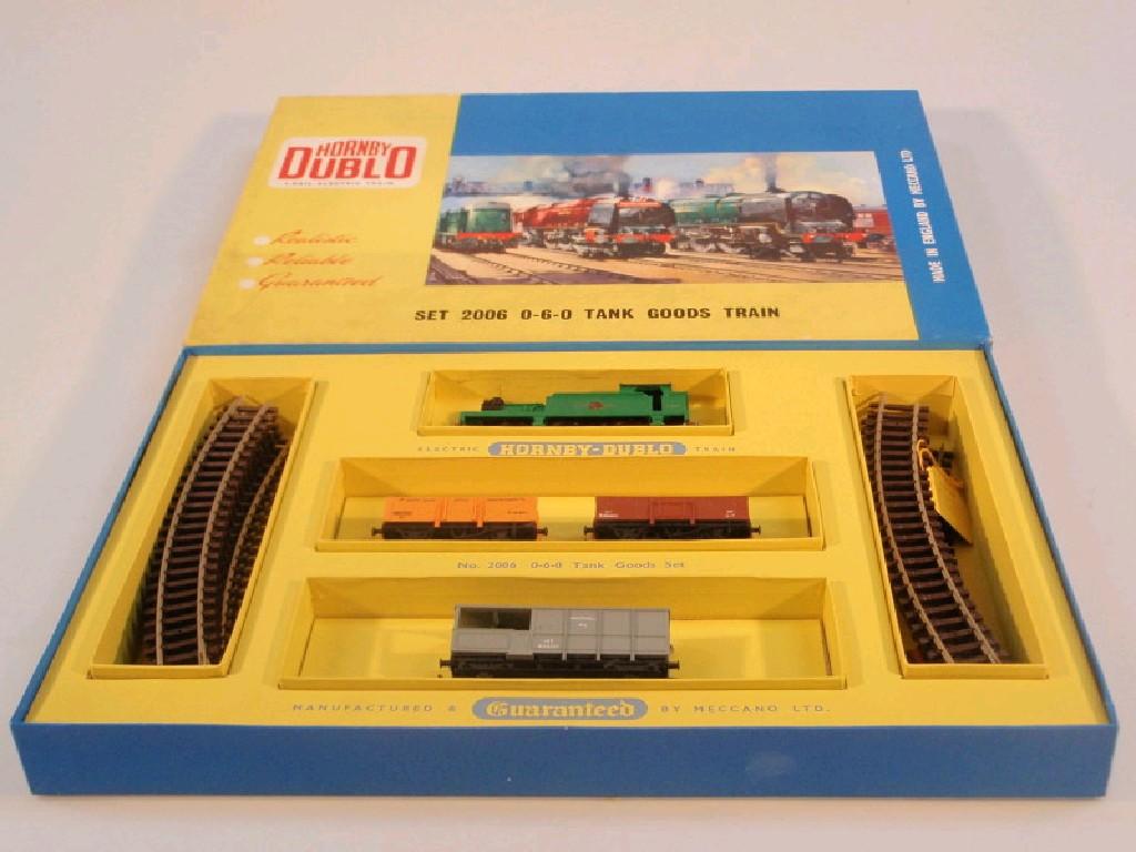 Appraisal: A Hornby Dublo - - tank goods train set