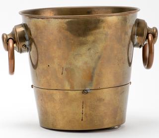 Appraisal: Coin Pail Coin Pail Chicago Roterberg ca Brass champagne bucket