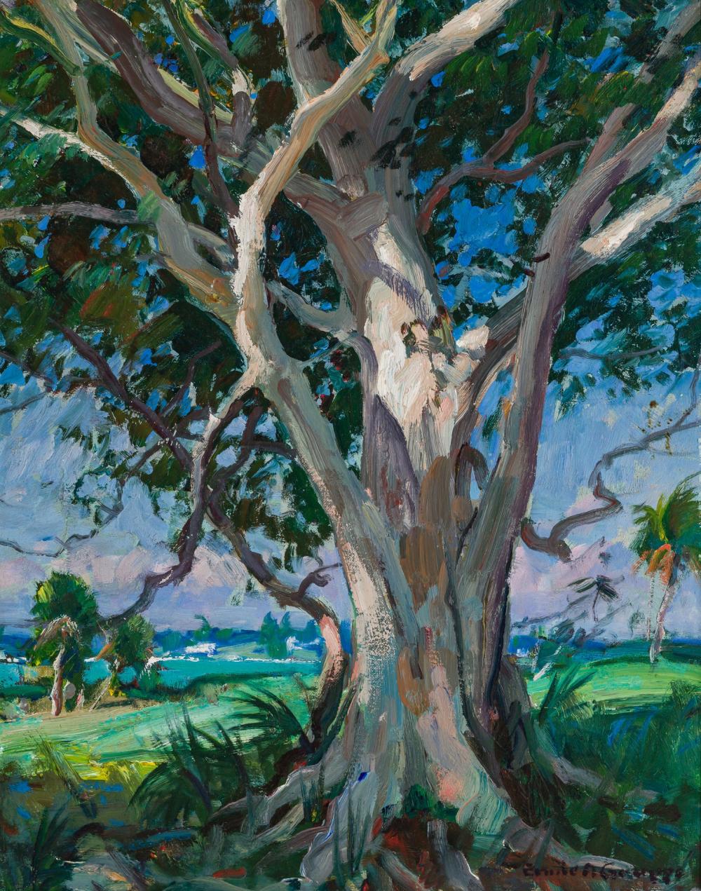 Appraisal: EMILE ALBERT GRUPPE American - The Banyan oil on canvasboard