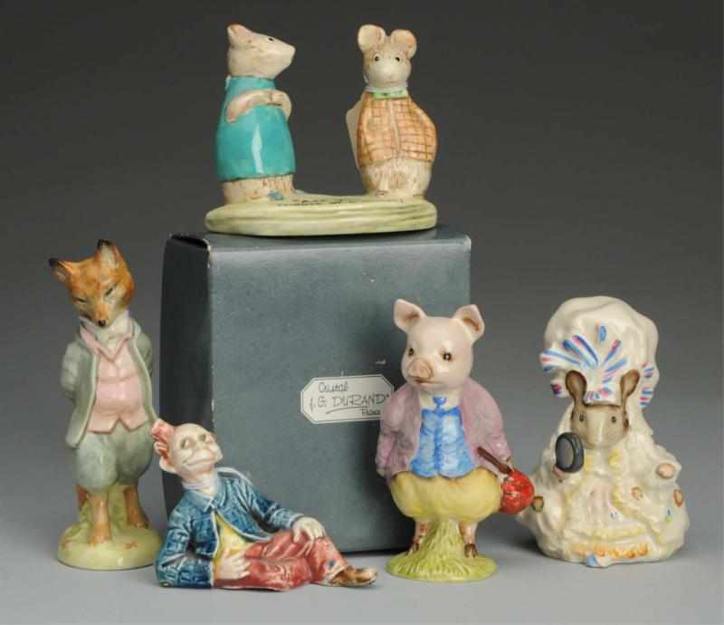 Appraisal: Lot of Novelty Items Bestwick England Beatrix Potter Lady Mouse