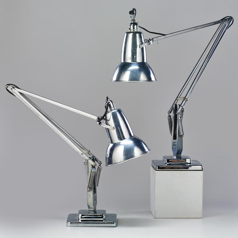 Appraisal: HERBERT TERRY SONS Pair of Anglepoise desk lamps Redditch England