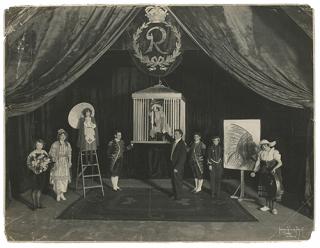 Appraisal: Stage Illusion Lobby Photo Raymond Maurice Raymond Maurice F Morris