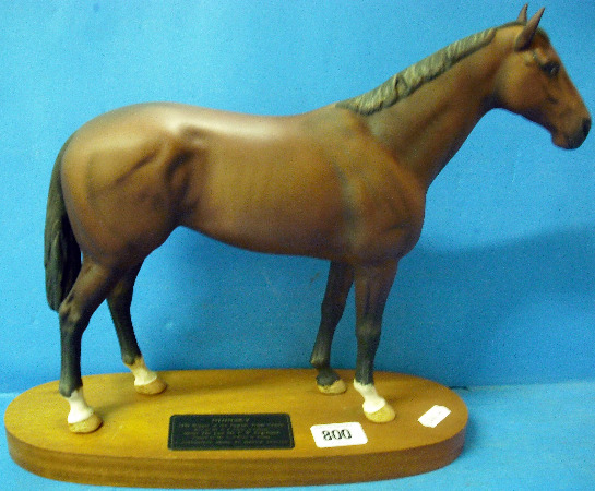 Appraisal: Beswick Connoisseur Horse Nijinsky on wooden plinth