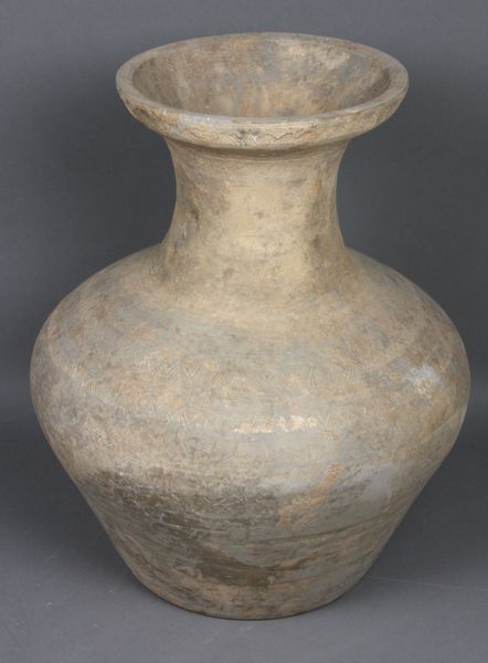 Appraisal: Han Dynasty B C - A D unglazed earthenware vessel