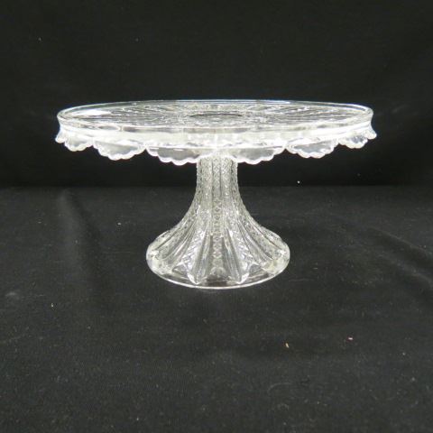 Appraisal: Pressed Glass Cake Stand