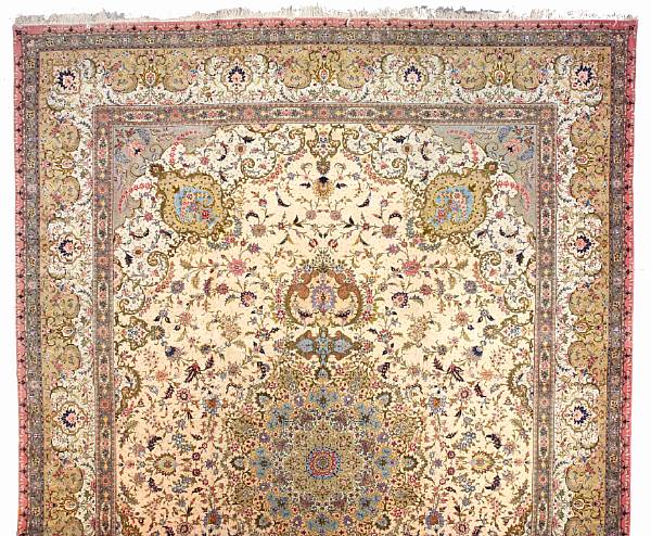 Appraisal: A Tabriz carpet Northwest Persia fourth quarter th century size