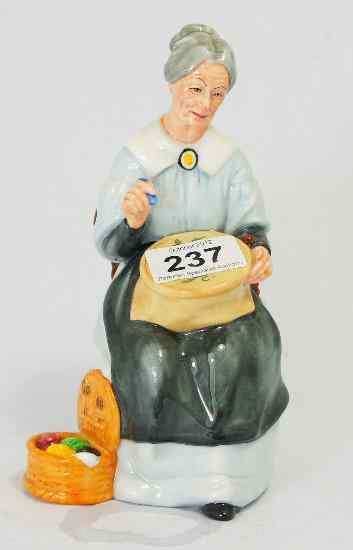 Appraisal: Royal Doulton Figures Embroidering HN