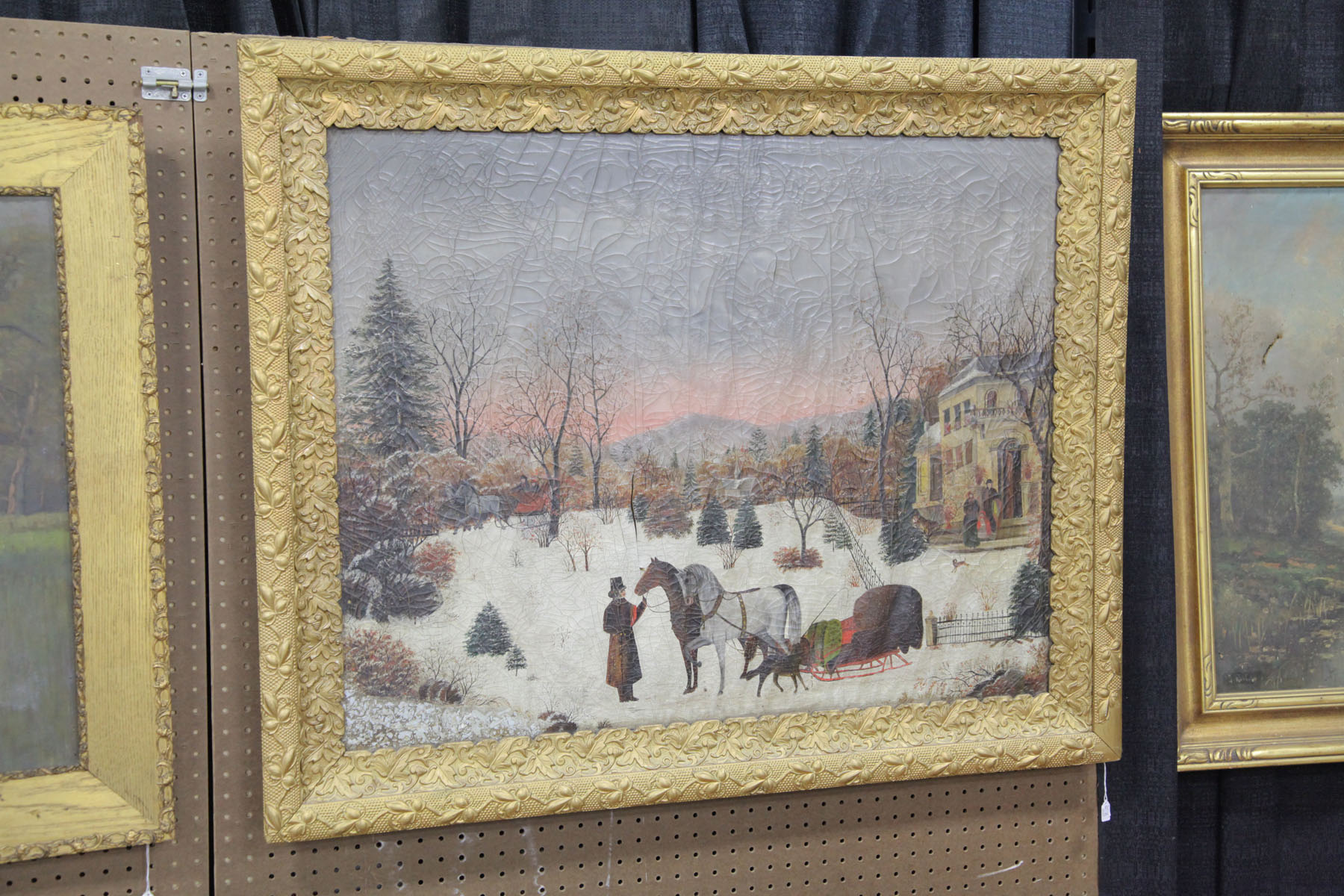 Appraisal: FRAMED OIL ON CANVAS American late th to early th