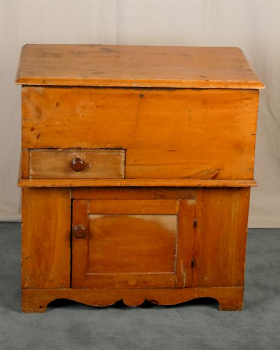 Appraisal: A th C Pine Dry Sink having a molded edge