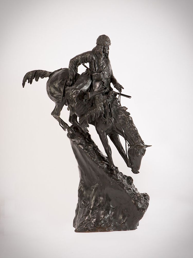 Appraisal: Frederic Remington - The Mountain Man Casting circa Exclusive on