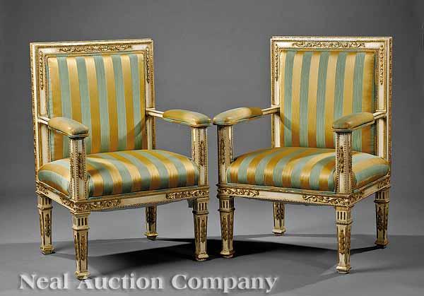 Appraisal: A Pair of Antique Russian Neo-Classical Style Gilt and Cr