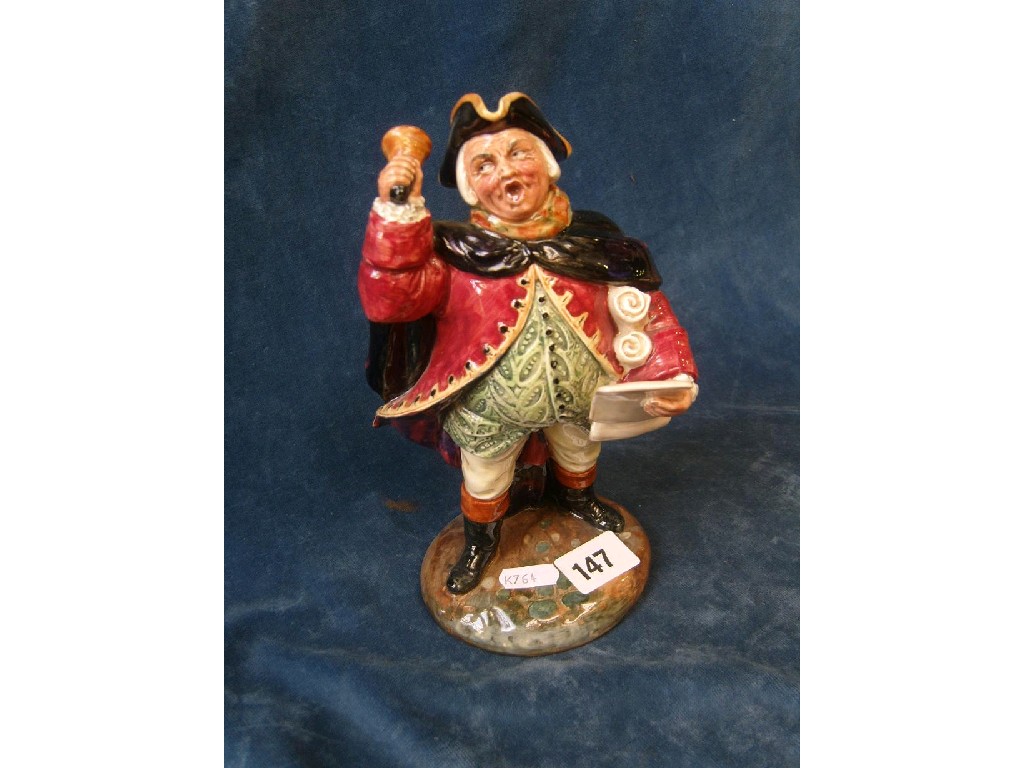 Appraisal: A Royal Doulton figure Town Crier HN