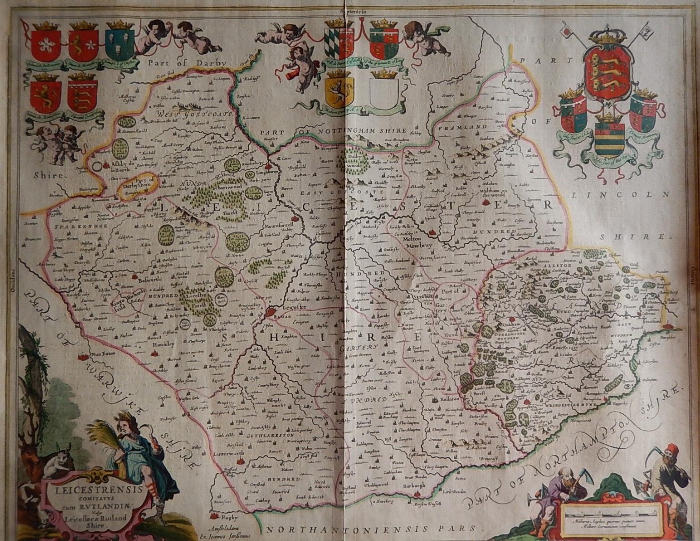 Appraisal: A thC map of Leicestershire and Rutland after Jansson cm