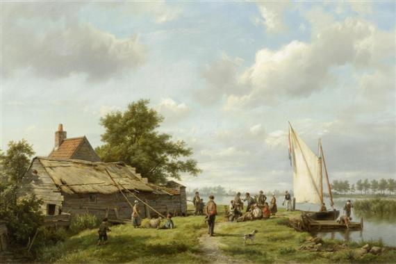 Appraisal: KOEKKOEK HERMANUS the elder Middleburg - Haarlem On the Zuider