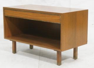 Appraisal: HARVEY PROBBER American Modern Walnut Night Stand HARVEY PROBBER American