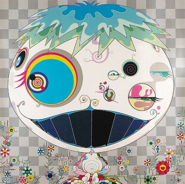 Appraisal: Takashi Murakami Japanese born Jelly Fish Offset lithograph printed in