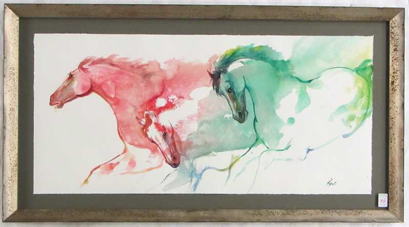 Appraisal: WILLIAM PAPAS WATERCOLOR ON PAPER AND BOOK Portland Oregon South