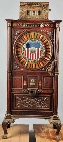 Appraisal: Mills Dewey Upright Slot Machine Description Working All original condition