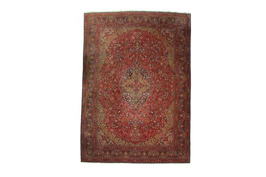 Appraisal: ORIENTAL RUG Room size Kashan nd quarter- th century Floral