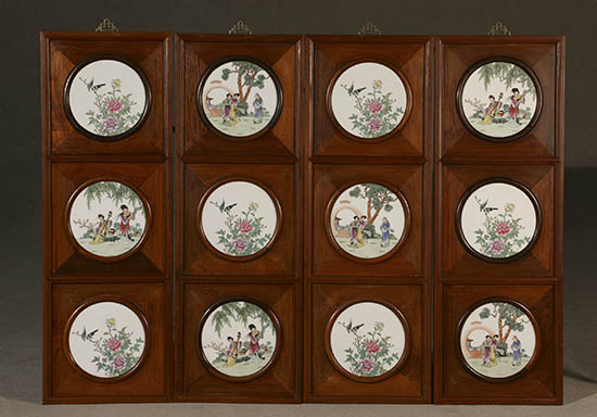 Appraisal: Lot Property of Various Owners Set of Twelve Chinese 'Famille