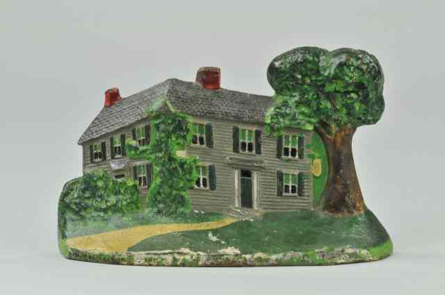 Appraisal: 'MONROE TAVERN LEXINGTON MASS '' DOORSTOP BOOK EXAMPLE grey two-story