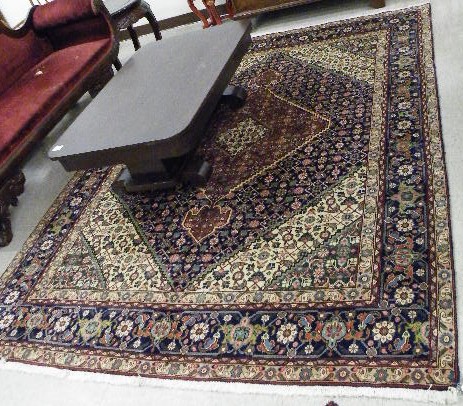 Appraisal: PERSIAN TABRIZ CARPET East Azarbaijan province northwestern Iran with overall