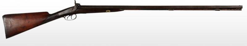 Appraisal: English Double Barrel Muzzle Loading Shotgun Description OL - BL