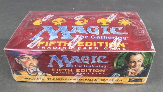 Appraisal: Magic the Gathering Fifth Edition Booster Box Factory-sealed