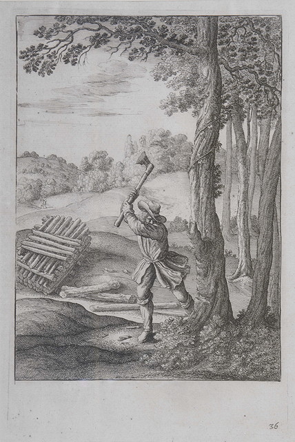 Appraisal: WENZEL HOLLAR - AND DIRK STOOP - 'The Husbandman and