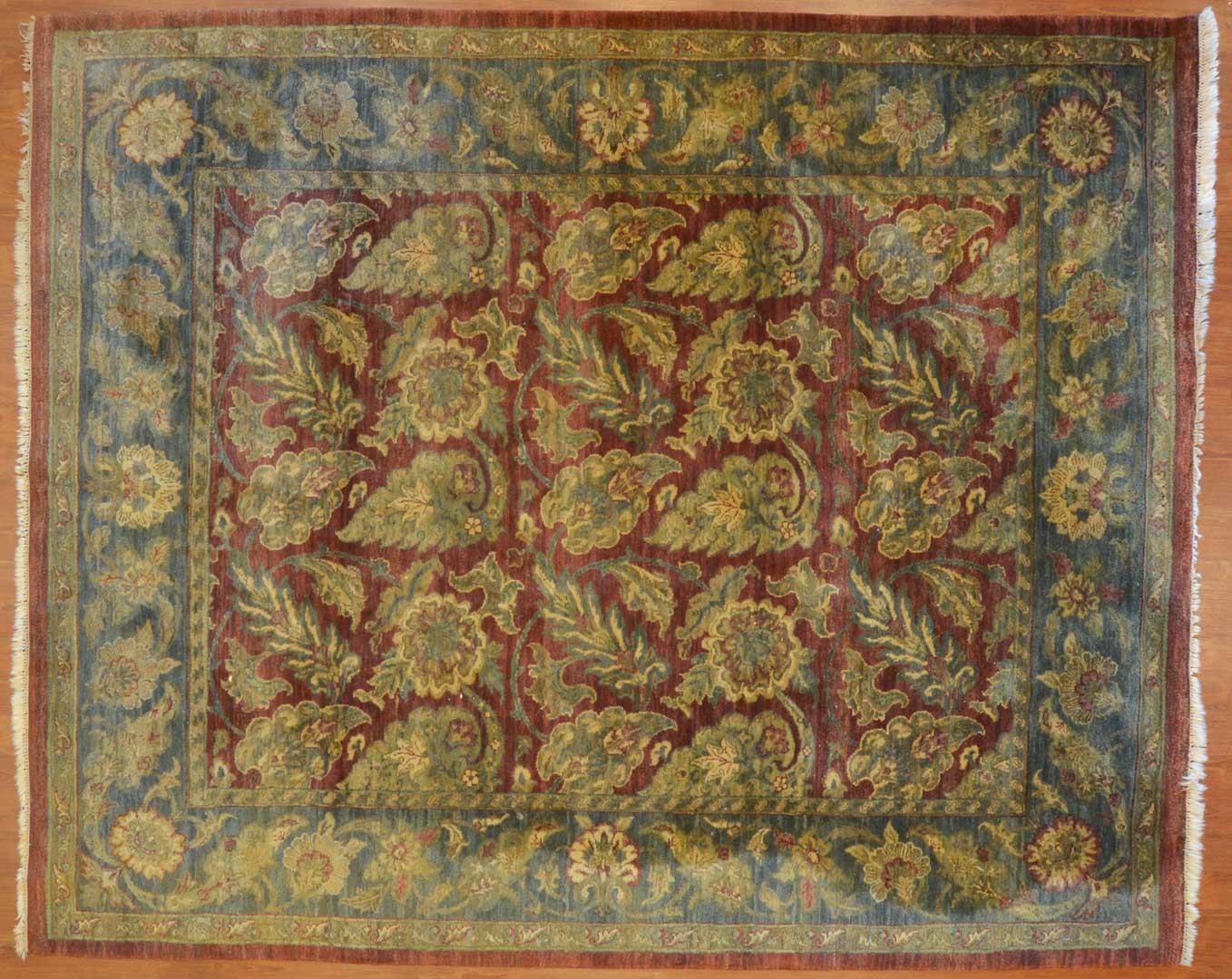 Appraisal: Indo Agra rug approx x India modern Condition Used condition