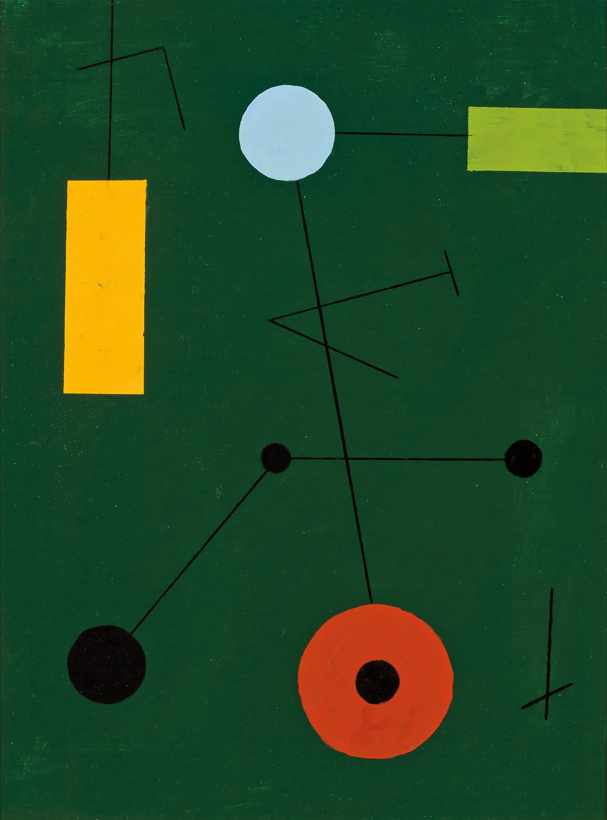 Appraisal: CHARLES GREEN SHAW American - ''Geometric Abstraction'' oil on canvas