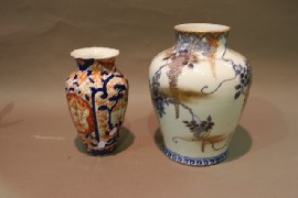 Appraisal: An Imari vase cm high together with a large oriental