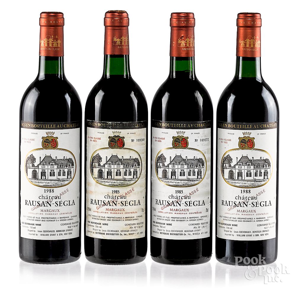 Appraisal: Four bottles of Chateau Rausan Segla Exclusive on Bidsquare Four