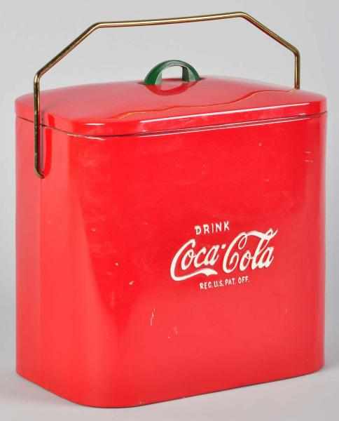 Appraisal: Unusual Coca-Cola Petite Picnic Cooler s Some older restoration and