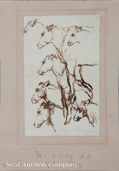 Appraisal: Attributed to William Etty R A English - Study of