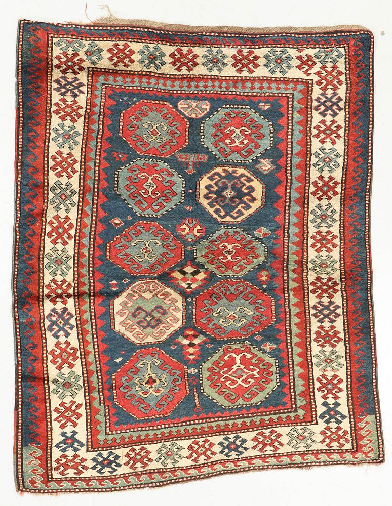 Appraisal: Antique Kazak Rug Caucasus ' '' x ' '' Antique