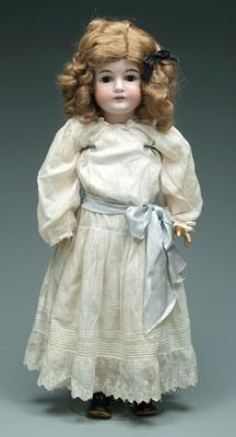 Appraisal: Bisque head doll jointed composition body marked M over sleep