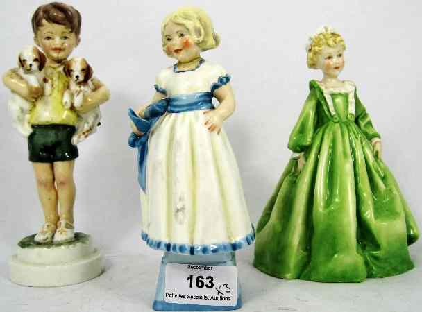 Appraisal: Royal Worcester Figures Mondays Child Grandmothers Dress and All Mine