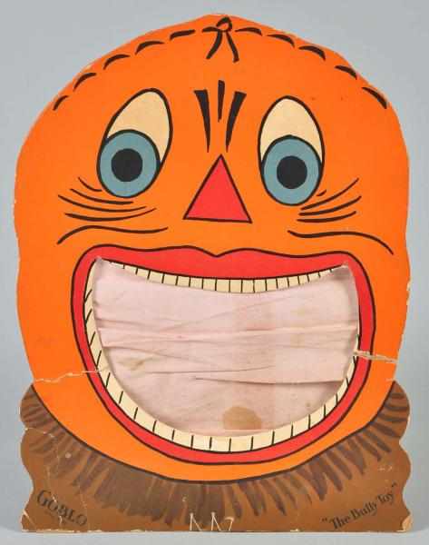 Appraisal: Halloween Jack-O-Lantern Goblo Bag Toss Game Description Cardboard frame with