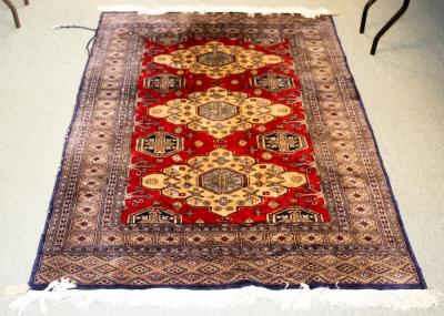 Appraisal: A Bokhara rug of Kazak design late th Century cm