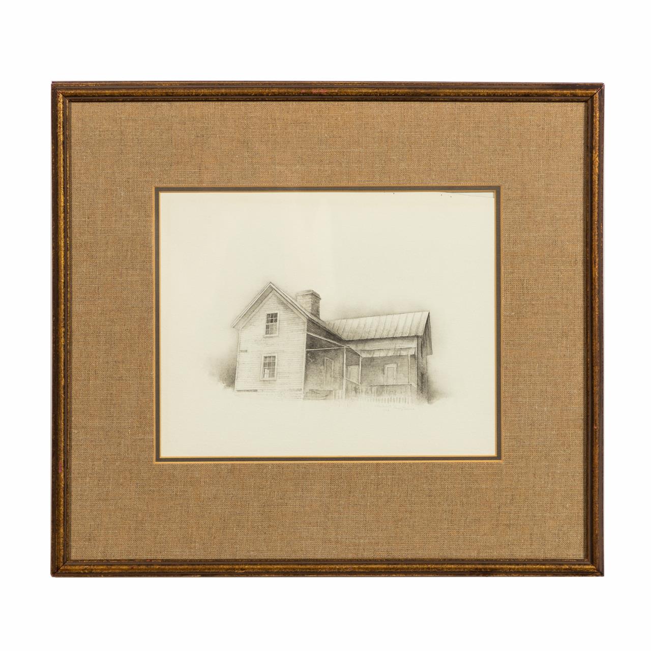 Appraisal: HUBERT SHUPTRINE ARCHITECTURAL DRAWING Hubert Shuptrine American Tennessee - Southern