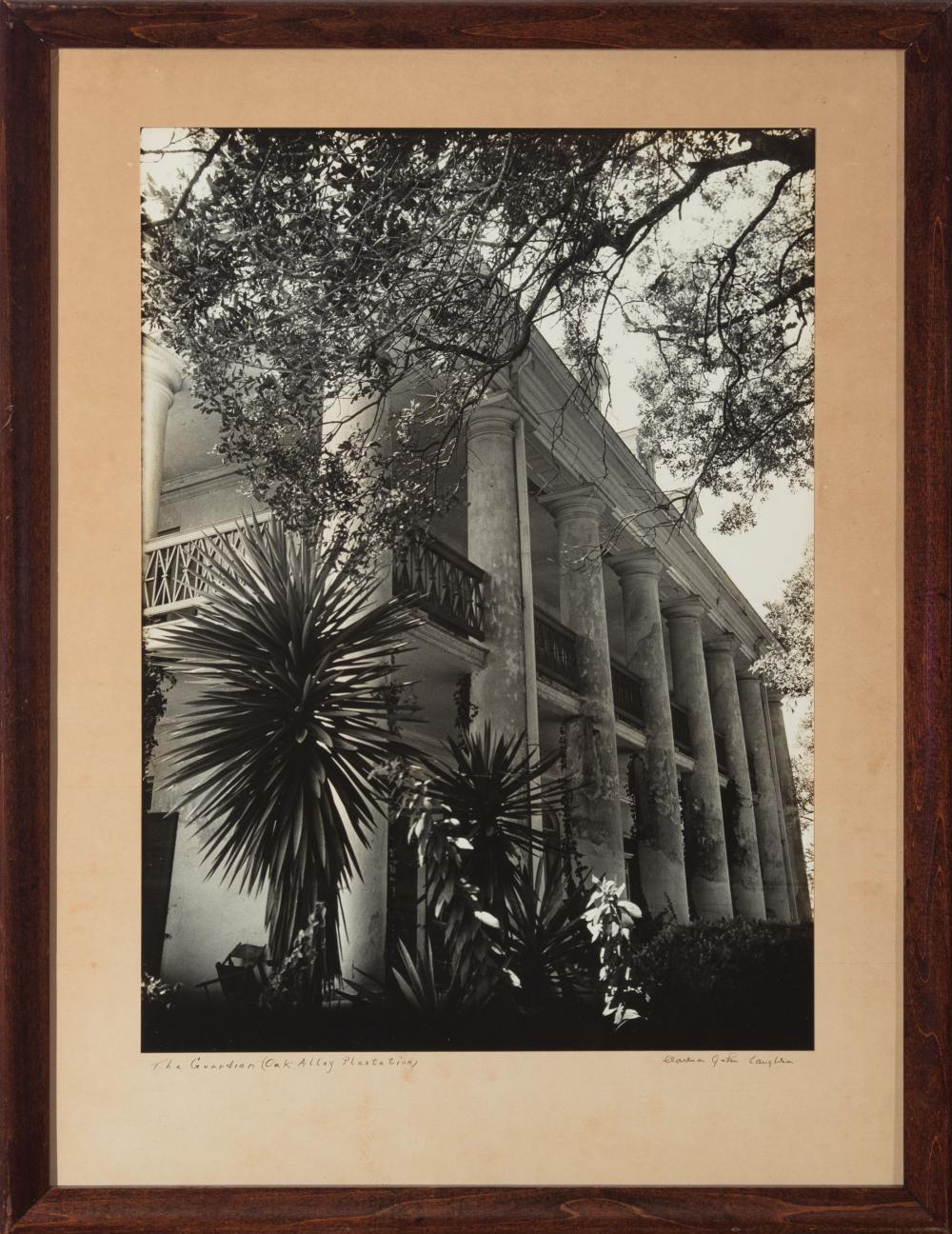 Appraisal: Clarence John Laughlin American Louisiana - The Guardian Oak Alley