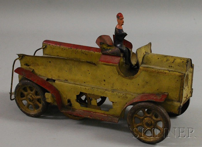 Appraisal: Painted Tin Toy Truck lg in