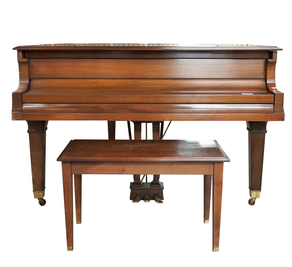 Appraisal: BALDWIN BABY GRAND PIANOmahogany case inches wide inches deep inches